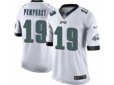 Men's Nike Philadelphia Eagles #19 Donnel Pumphrey Limited White NFL Jersey