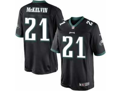 Men's Nike Philadelphia Eagles #21 Leodis McKelvin Limited Black Alternate NFL Jersey