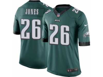 Men's Nike Philadelphia Eagles #26 Sidney Jones Limited Midnight Green Team Color NFL Jersey