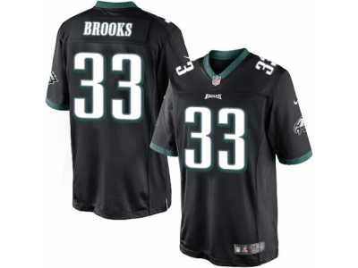 Men's Nike Philadelphia Eagles #33 Ron Brooks Limited Black Alternate NFL Jersey