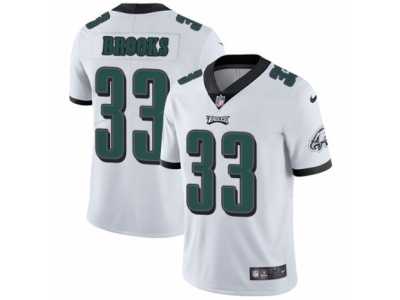 Men's Nike Philadelphia Eagles #33 Ron Brooks Vapor Untouchable Limited White NFL Jersey