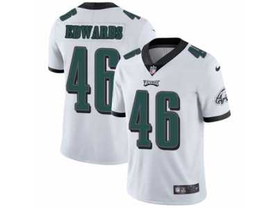 Men's Nike Philadelphia Eagles #46 Herman Edwards Vapor Untouchable Limited White NFL Jersey