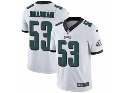 Men's Nike Philadelphia Eagles #53 Nigel Bradham Vapor Untouchable Limited White NFL Jersey