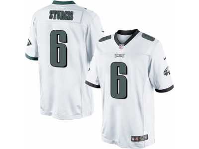 Men's Nike Philadelphia Eagles #6 Caleb Sturgis Limited White NFL Jersey