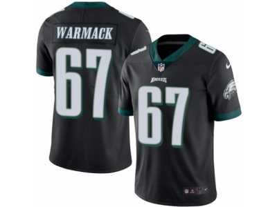 Men's Nike Philadelphia Eagles #67 Chance Warmack Limited Green Rush NFL Jersey