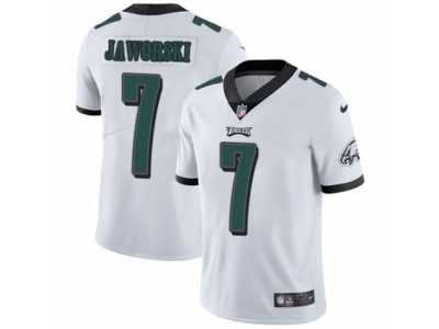 Men's Nike Philadelphia Eagles #7 Ron Jaworski Vapor Untouchable Limited White NFL Jersey