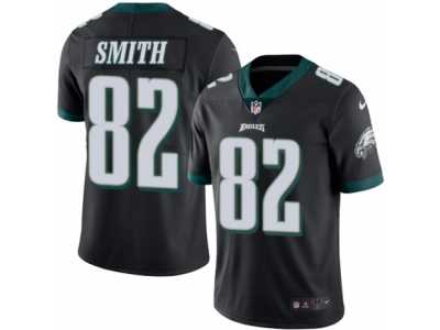 Men's Nike Philadelphia Eagles #82 Torrey Smith Limited Black Rush NFL Jersey