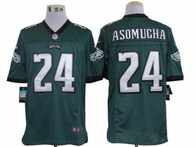 Nike NFL Philadelphia Eagles #24 Nnamdi Asomugha Green Jerseys(Limited)