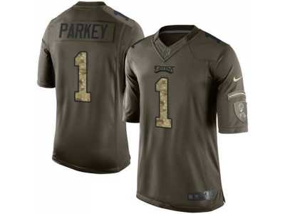 Nike Philadelphia Eagles #1 Cody Parkey Green Salute to Service Jerseys(Limited)