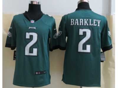 Nike Philadelphia Eagles #2 Barkley Green Jerseys(Limited)