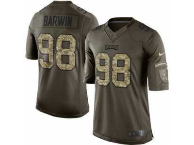 Nike Philadelphia Eagles #98 Connor Barwin Green Jerseys(Salute To Service Limited)