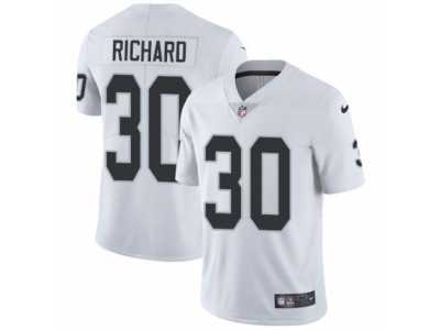 Men's Nike Oakland Raiders #30 Jalen Richard Vapor Untouchable Limited White NFL Jersey
