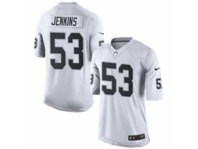 Men's Nike Oakland Raiders #53 Jelani Jenkins Limited White NFL Jersey