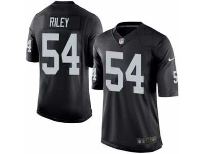 Men's Nike Oakland Raiders #54 Perry Riley Limited Black Team Color NFL Jersey