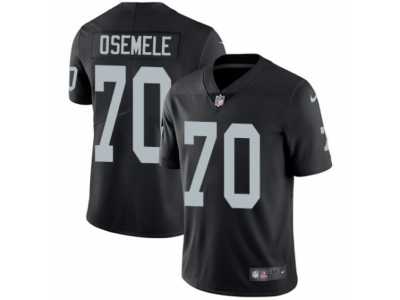 Men's Nike Oakland Raiders #70 Kelechi Osemele Vapor Untouchable Limited Black Team Color NFL Jersey