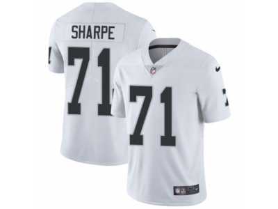 Men's Nike Oakland Raiders #71 David Sharpe Vapor Untouchable Limited White NFL Jersey