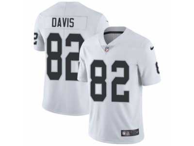 Men's Nike Oakland Raiders #82 Al Davis Vapor Untouchable Limited White NFL Jersey