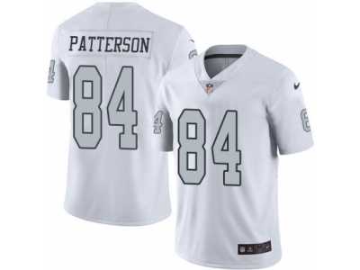 Men's Nike Oakland Raiders #84 Cordarrelle Patterson Limited White Rush NFL Jersey