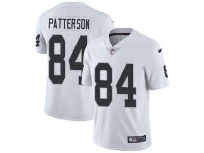 Men\'s Nike Oakland Raiders #84 Cordarrelle Patterson Vapor Untouchable Limited White NFL Jersey