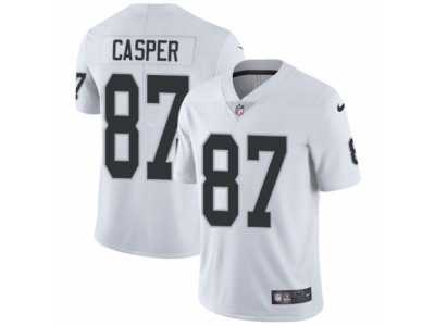 Men's Nike Oakland Raiders #87 Dave Casper Vapor Untouchable Limited White NFL Jersey
