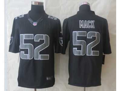 Nike Oakland Raiders #52 Mack Black Jerseys(Impact Limited)