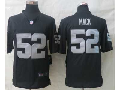 Nike Oakland Raiders #52 Mack black Jerseys(Limited)