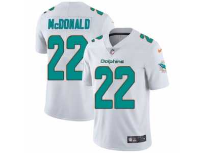 Men's Nike Miami Dolphins #22 T.J. McDonald Vapor Untouchable Limited White NFL Jersey