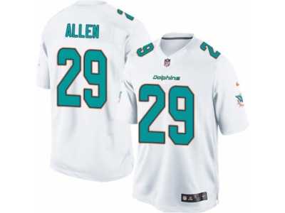 Men's Nike Miami Dolphins #29 Nate Allen Limited White NFL Jersey