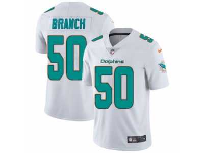 Men's Nike Miami Dolphins #50 Andre Branch Vapor Untouchable Limited White NFL Jersey