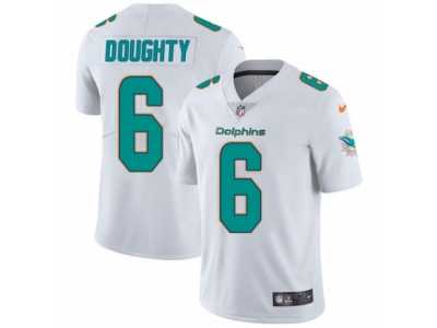 Men's Nike Miami Dolphins #6 Brandon Doughty Vapor Untouchable Limited White NFL Jersey