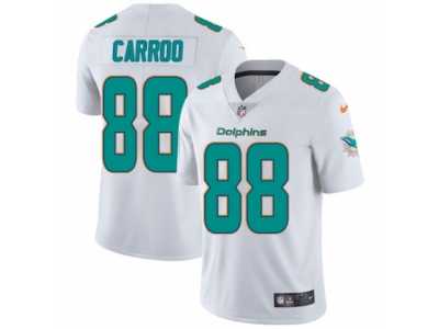 Men's Nike Miami Dolphins #88 Leonte Carroo Vapor Untouchable Limited White NFL Jersey