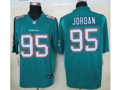 Nike NFL Miami Dolphins #95 Dion Jordan green Jerseys[Limited]