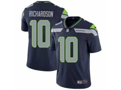 Men's Nike Seattle Seahawks #10 Paul Richardson Vapor Untouchable Limited Steel Blue Team Color NFL Jersey