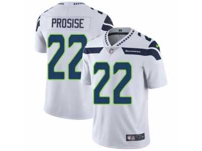 Men's Nike Seattle Seahawks #22 C. J. Prosise Vapor Untouchable Limited White NFL Jersey