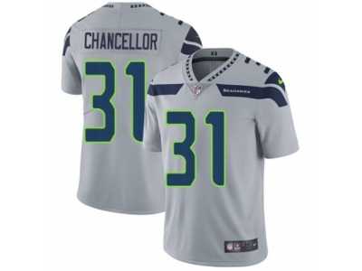Men's Nike Seattle Seahawks #31 Kam Chancellor Vapor Untouchable Limited Grey Alternate NFL Jersey