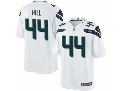 Men's Nike Seattle Seahawks #44 Delano Hill Limited White NFL Jersey