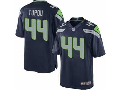 Men's Nike Seattle Seahawks #44 Tani Tupou Limited Steel Blue Team Color NFL Jersey