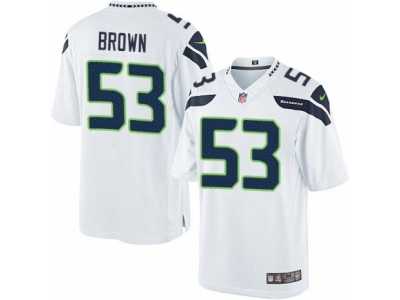 Men's Nike Seattle Seahawks #53 Arthur Brown Limited White NFL Jersey