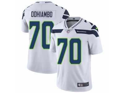 Men's Nike Seattle Seahawks #70 Rees Odhiambo Vapor Untouchable Limited White NFL Jersey