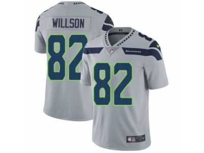 Men's Nike Seattle Seahawks #82 Luke Willson Vapor Untouchable Limited Grey Alternate NFL Jersey
