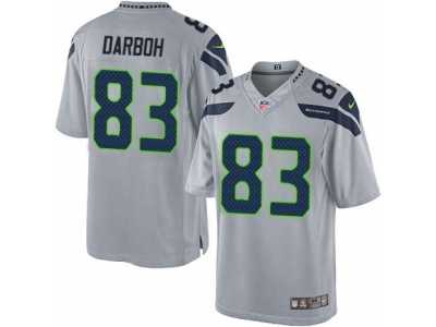Men's Nike Seattle Seahawks #83 Amara Darboh Limited Grey Alternate NFL Jersey