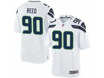 Men's Nike Seattle Seahawks #90 Jarran Reed Limited White NFL Jersey