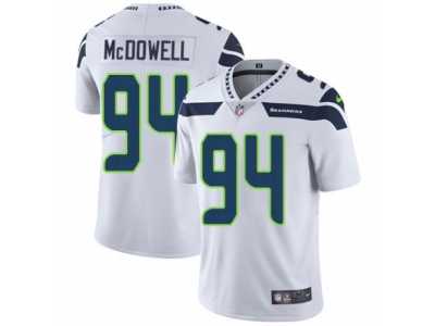 Men's Nike Seattle Seahawks #94 Malik McDowell Vapor Untouchable Limited White NFL Jersey