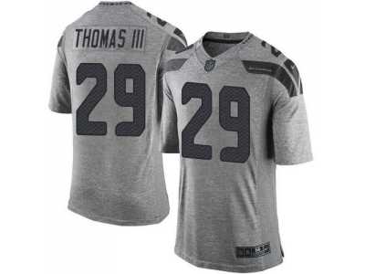 Nike Seattle Seahawks #29 Earl Thomas III Gridiron Gray jerseys(Limited)