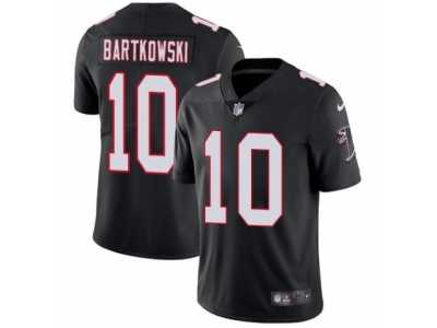 Men's Nike Atlanta Falcons #10 Steve Bartkowski Vapor Untouchable Limited Black Alternate NFL Jersey