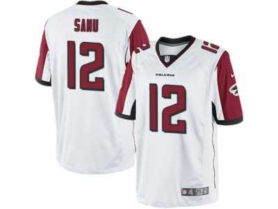 Men's Nike Atlanta Falcons #12 Mohamed Sanu Limited White NFL Jersey