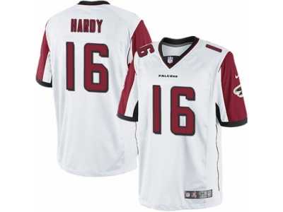 Men's Nike Atlanta Falcons #16 Justin Hardy Limited White NFL Jersey