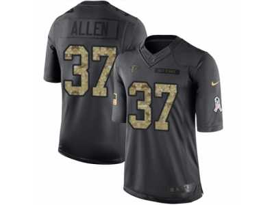 Men's Nike Atlanta Falcons #37 Ricardo Allen Limited Black 2016 Salute to Service NFL Jersey