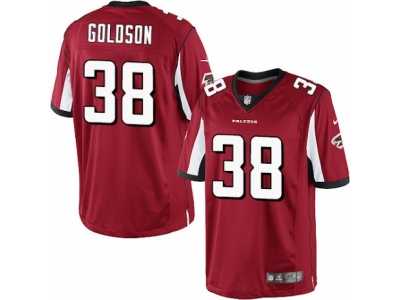 Men's Nike Atlanta Falcons #38 Dashon Goldson Limited Red Team Color NFL Jersey