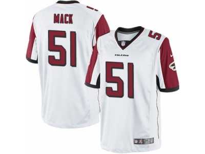 Men's Nike Atlanta Falcons #51 Alex Mack Limited White NFL Jersey